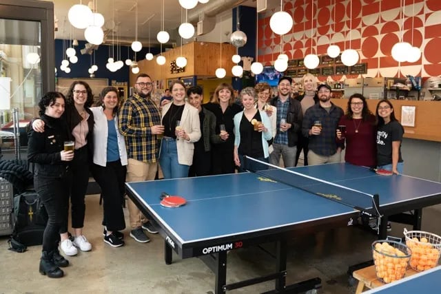 The CauseMic team posing for a photo